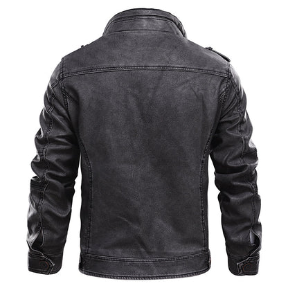 Giacca Pelle Uomo Stile Classico