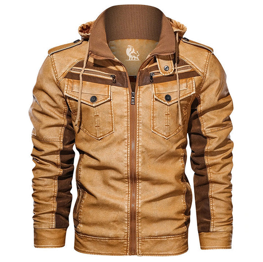 Giacca Uomo in Pelle Slim Fit - Brentozzi