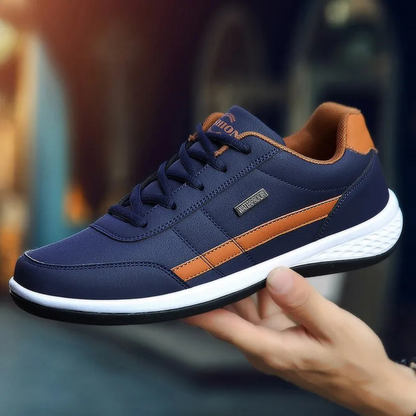 Sneakers Uomo in Pelle Scarpe Ortopediche Comfort