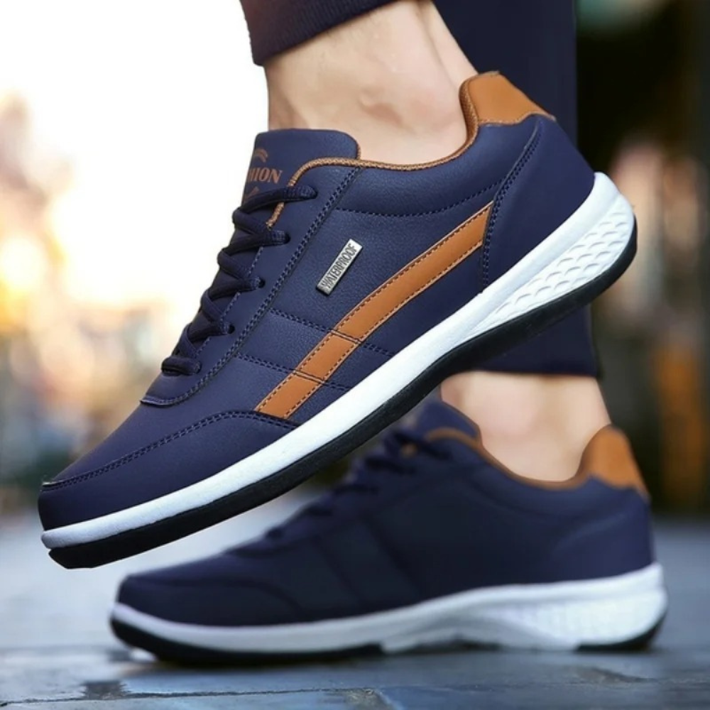 Sneakers Uomo in Pelle Scarpe Ortopediche Comfort - Brentozzi