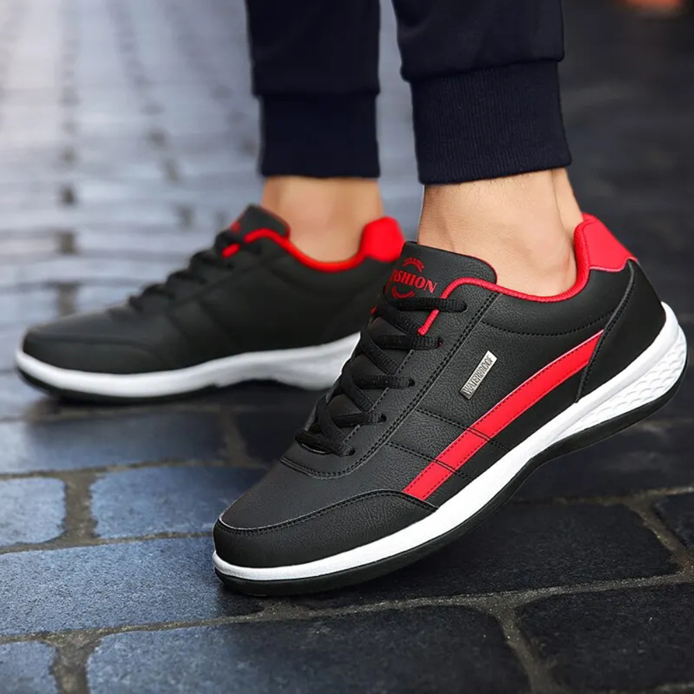 Sneakers Uomo in Pelle Scarpe Ortopediche Comfort