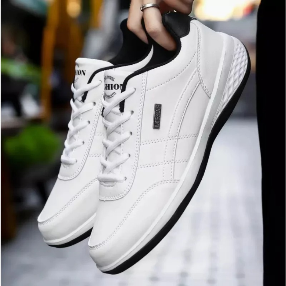 Sneakers Uomo in Pelle Scarpe Ortopediche Comfort