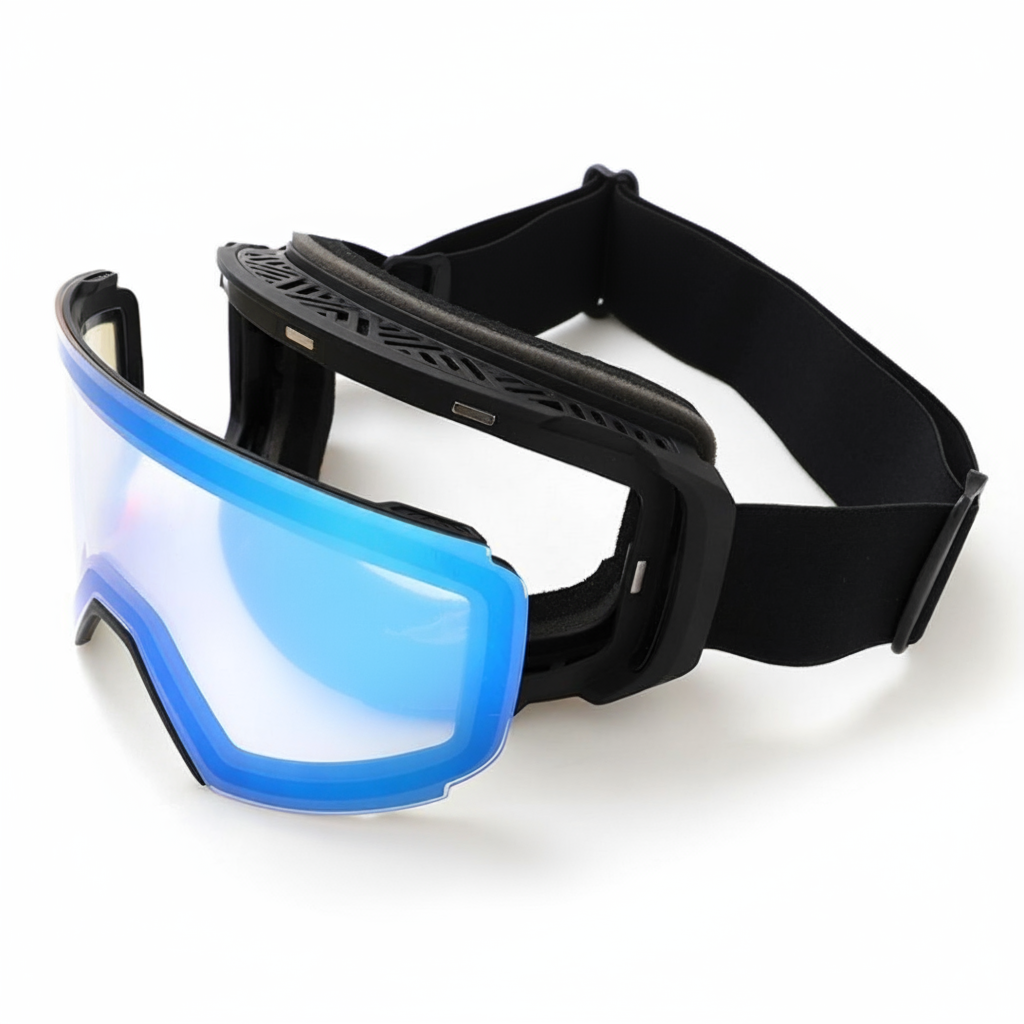 Maschera Sci Unisex Design Panoramico per Uso Alpino