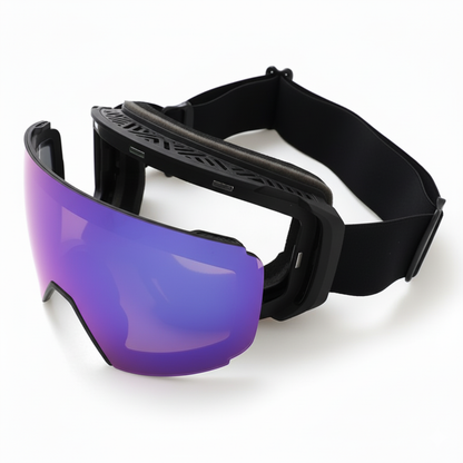 Maschera Sci Unisex Design Panoramico per Uso Alpino