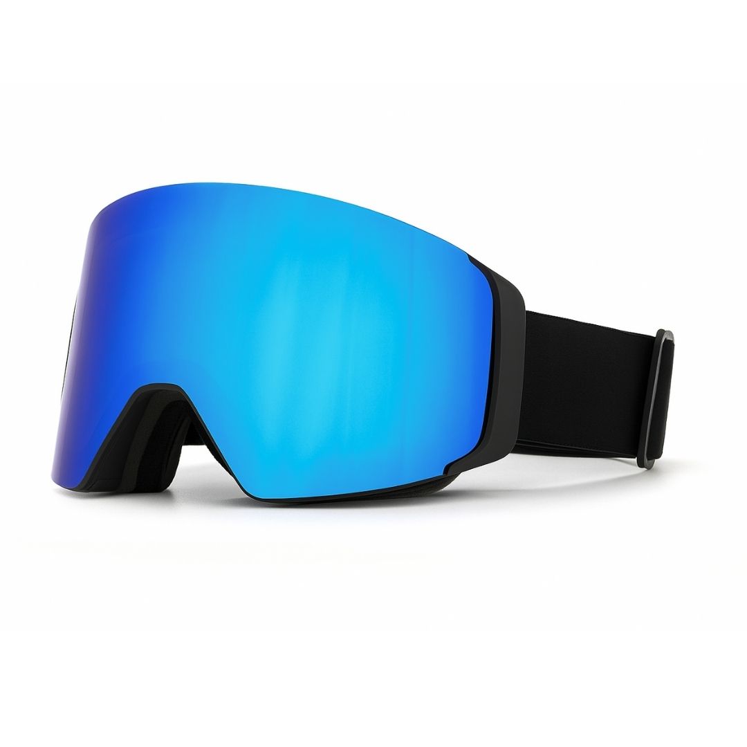 Maschera Sci Unisex Design Panoramico per Uso Alpino