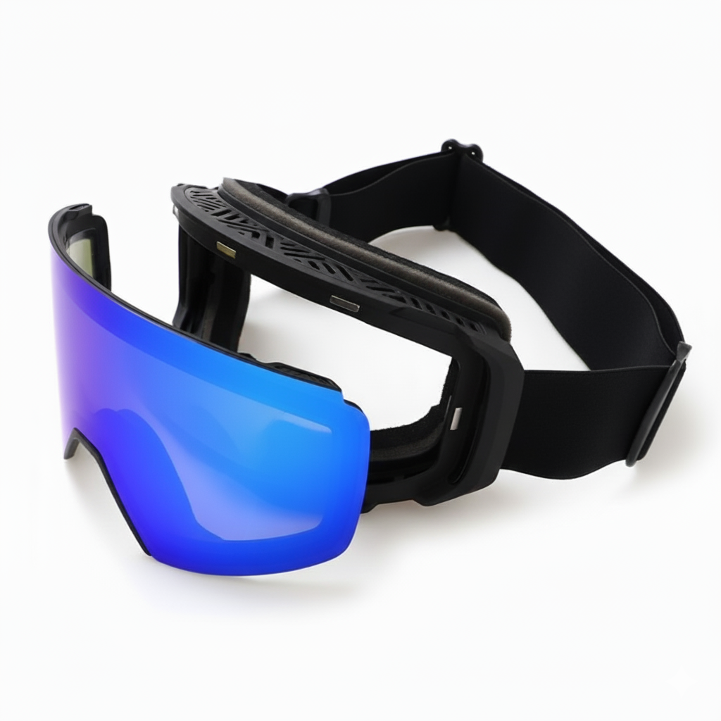 Maschera Sci Unisex Design Panoramico per Uso Alpino