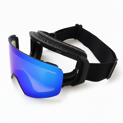 Maschera Sci Unisex Design Panoramico per Uso Alpino