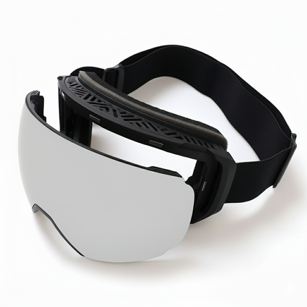 Maschera Sci Unisex Design Panoramico per Uso Alpino