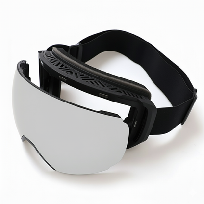Maschera Sci Unisex Design Panoramico per Uso Alpino
