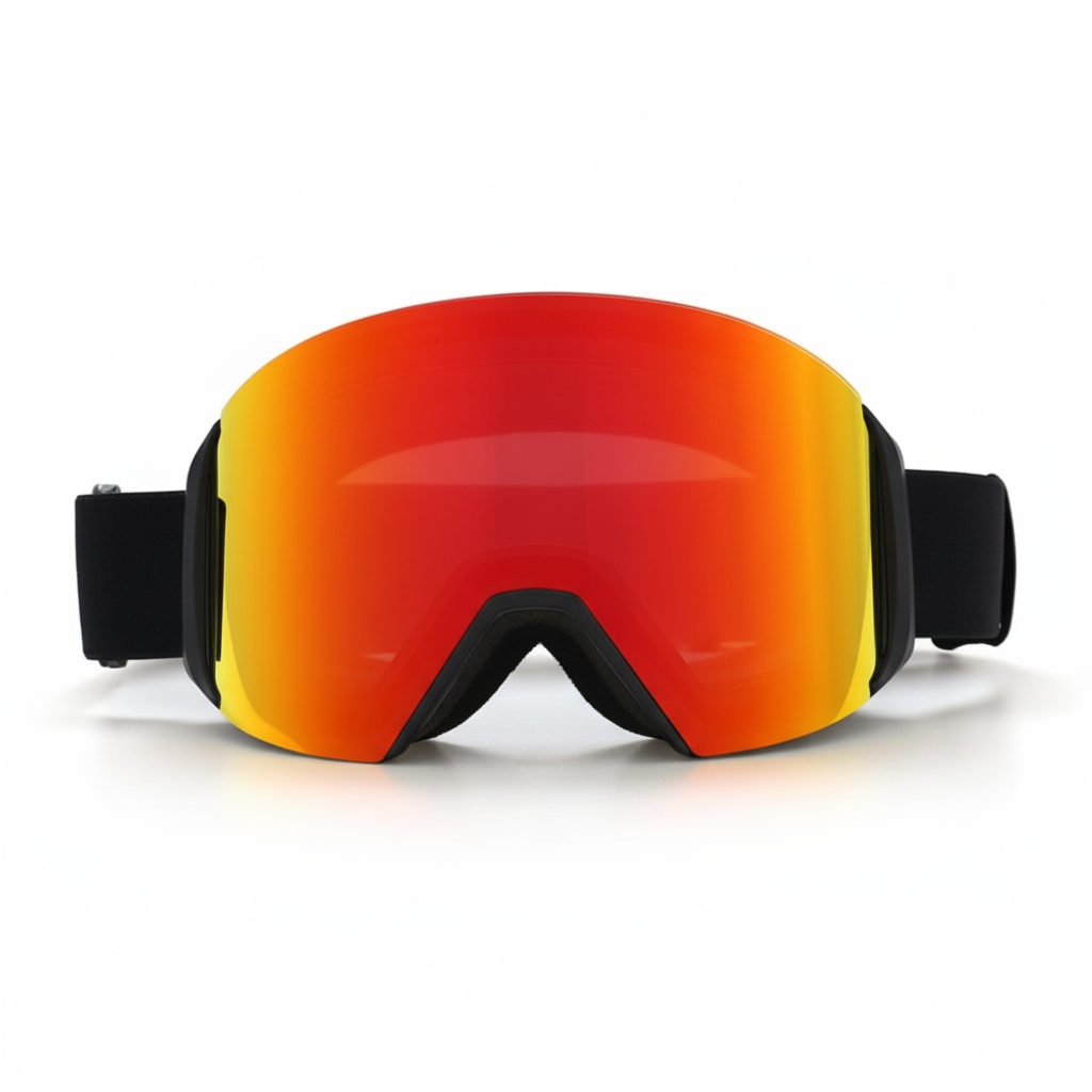 Maschera Sci Unisex Design Panoramico per Uso Alpino
