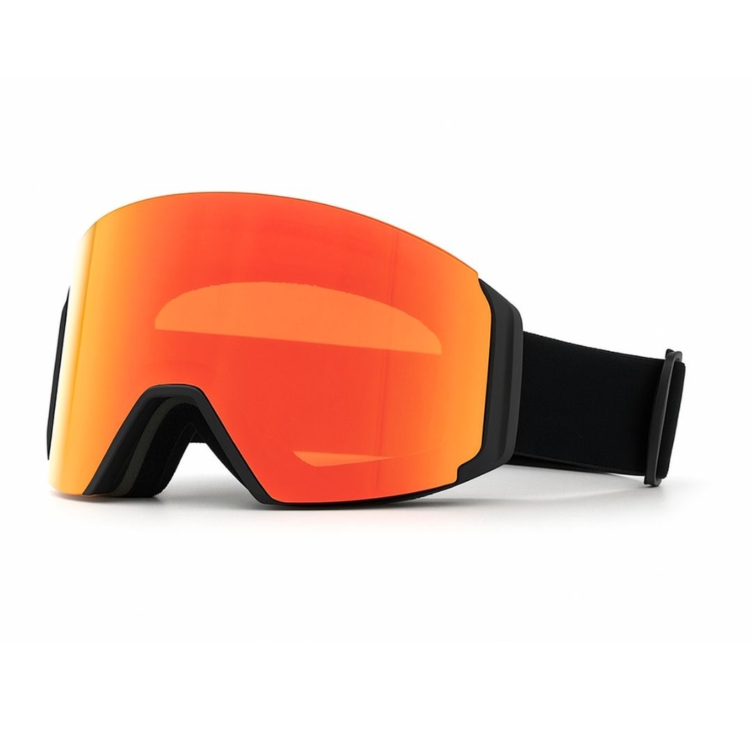 Maschera Sci Unisex Design Panoramico per Uso Alpino