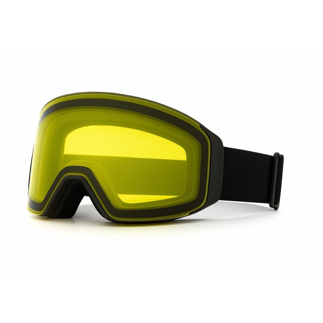 Maschera Sci Unisex Design Panoramico per Uso Alpino