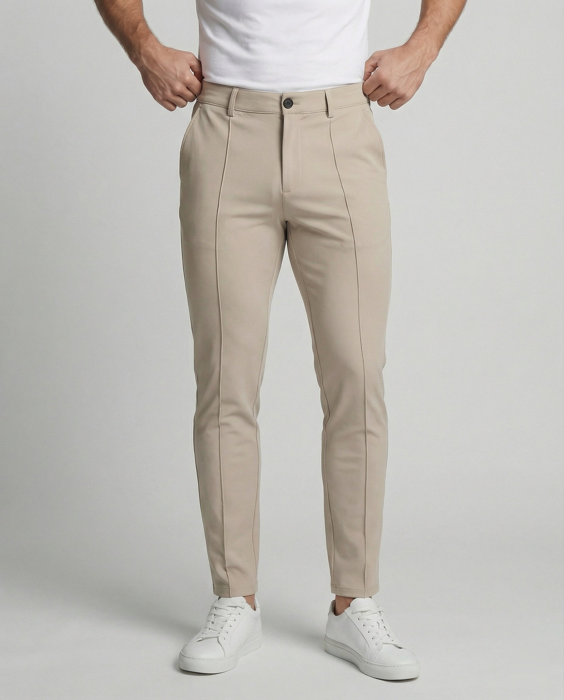 Pantaloni Chino Uomo Slim Fit con Stretch - Brentozzi