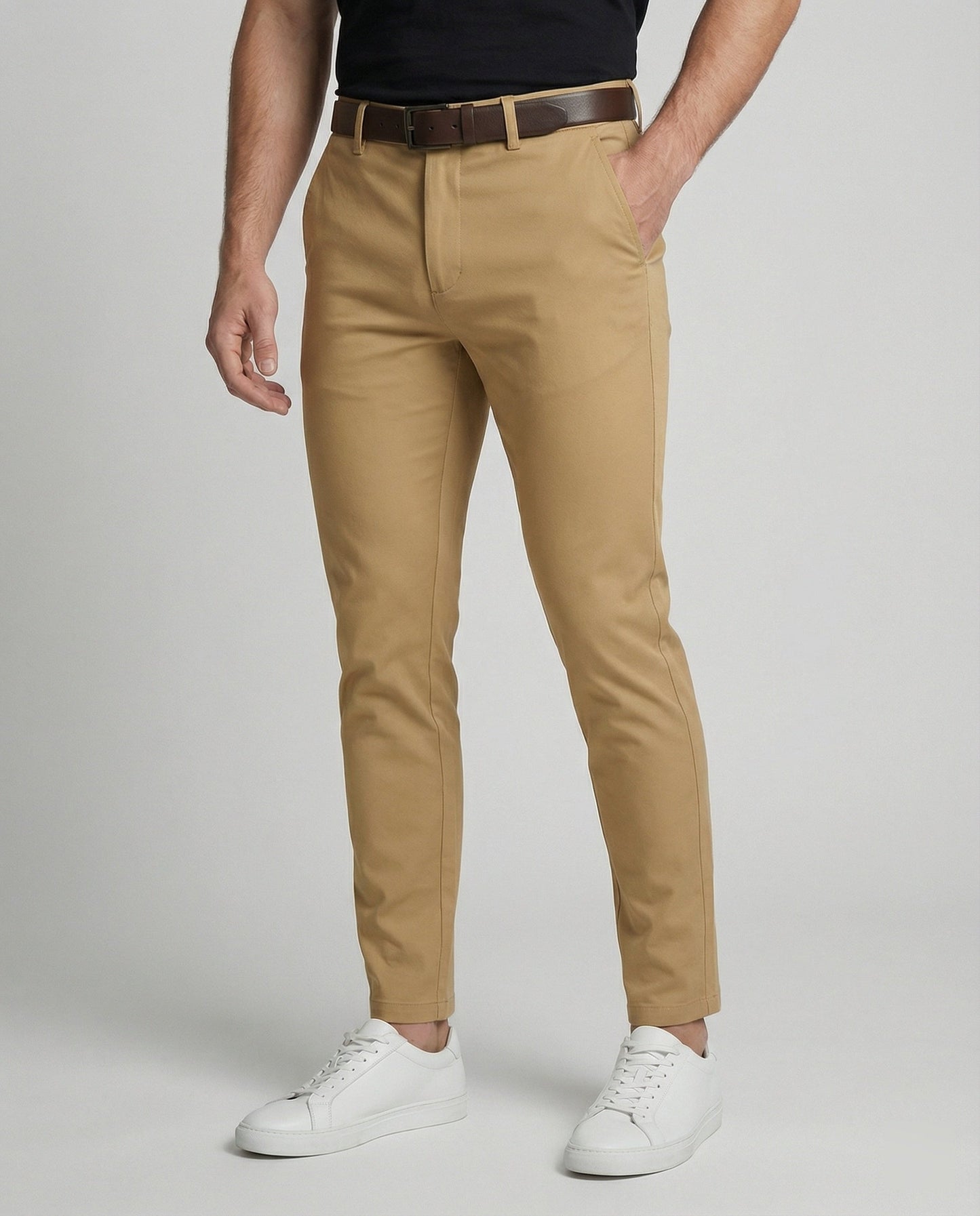 Pantaloni Chino Uomo Slim Fit Versatili