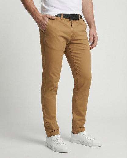 Pantaloni Chino Uomo Slim Fit Moderni