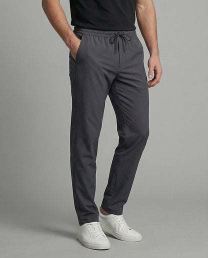 Pantaloni Chino Uomo Elastici con Coulisse