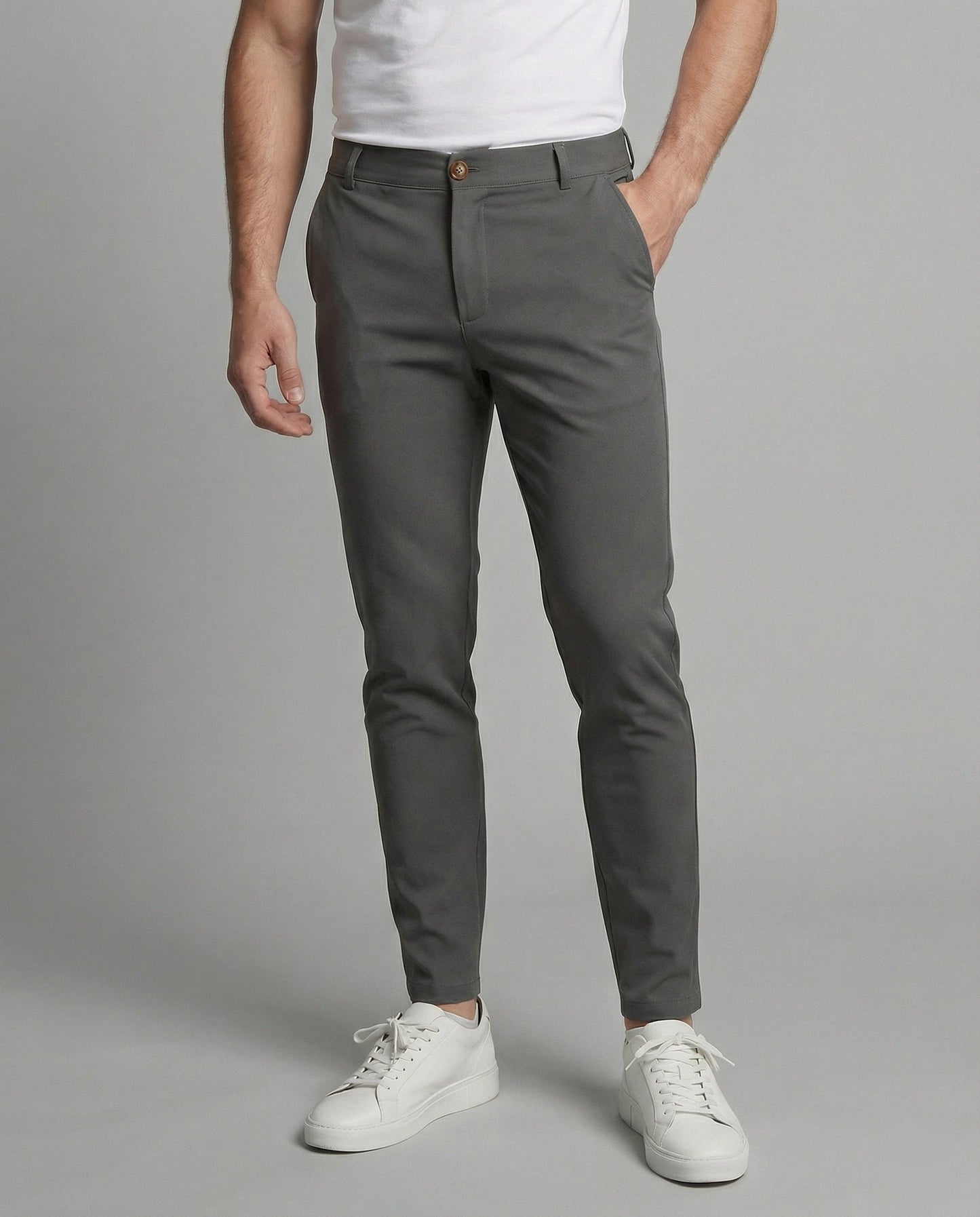 Pantaloni Chino Uomo Slim Fit Elasticizzati - Brentozzi