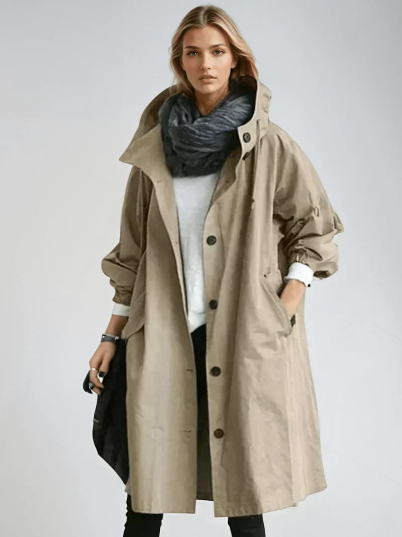 Cappotto Donna Lungo Design Classico Casual - Brentozzi