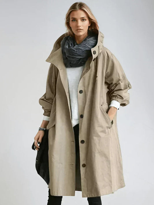 Cappotto Donna Lungo Design Classico Casual - Brentozzi
