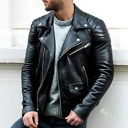 Giacca Biker Uomo Stile Elegante - Brentozzi