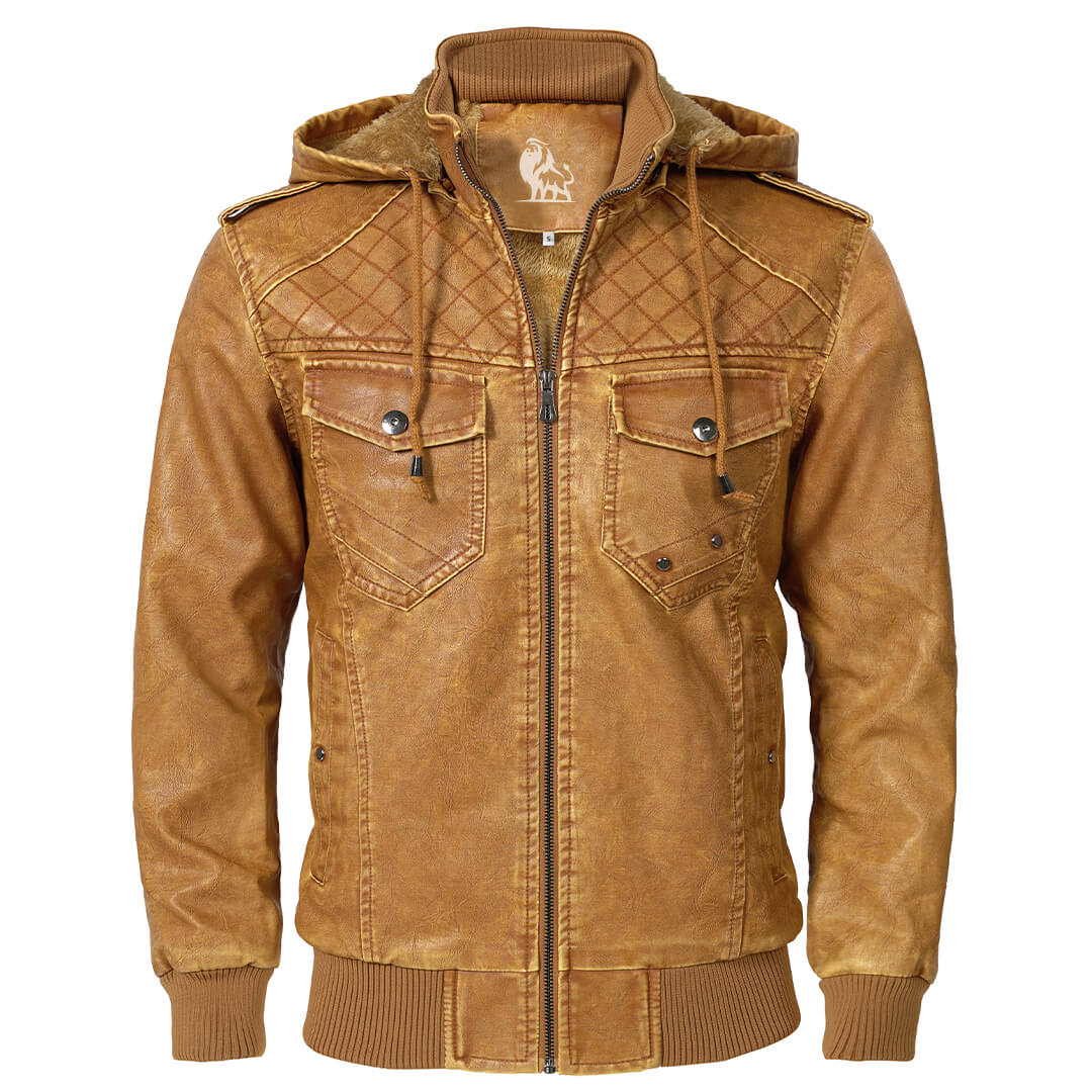 Giacca Uomo in Pelle Stile Classico - Brentozzi