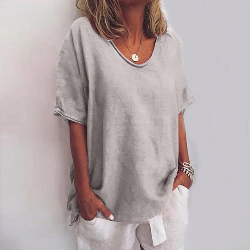 T-Shirt Donna Manica Corta Casual