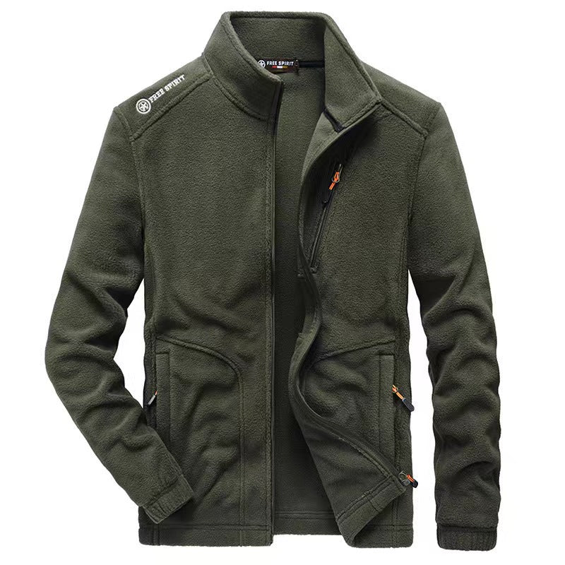 Giacca Uomo Collo Alto con Tasche con Zip