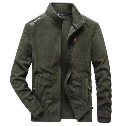 Giacca Uomo Collo Alto con Tasche con Zip