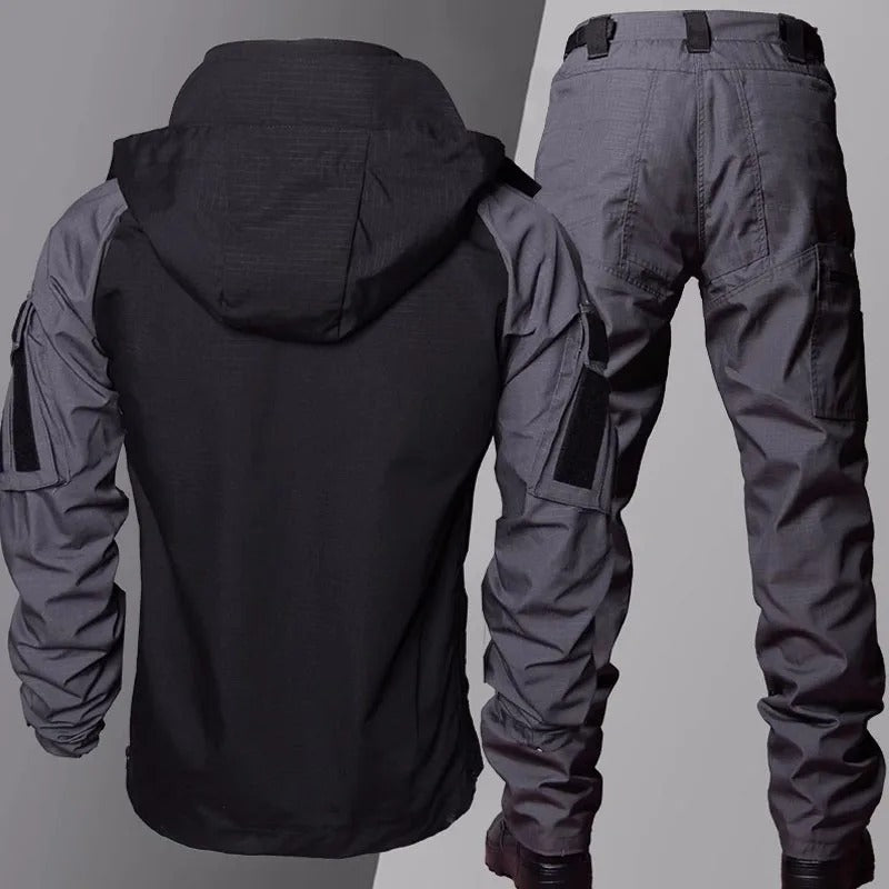 Completo Uomo Outdoor Giacca e Pantaloni con Tasche