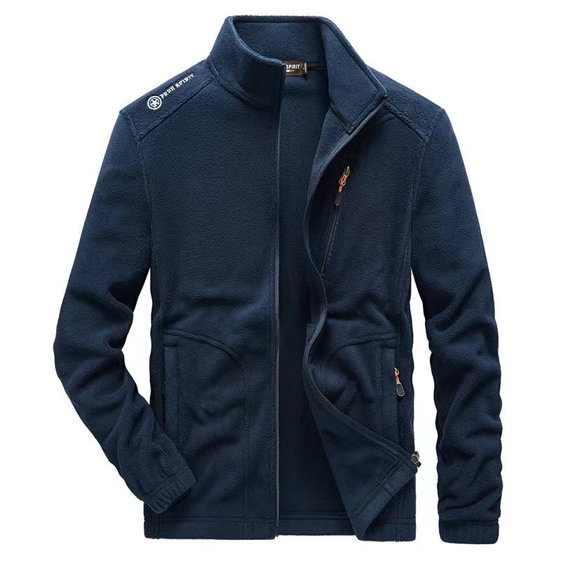Giacca Uomo Collo Alto con Tasche con Zip