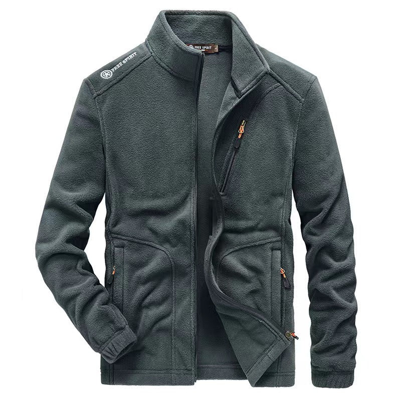 Giacca Uomo Collo Alto con Tasche con Zip