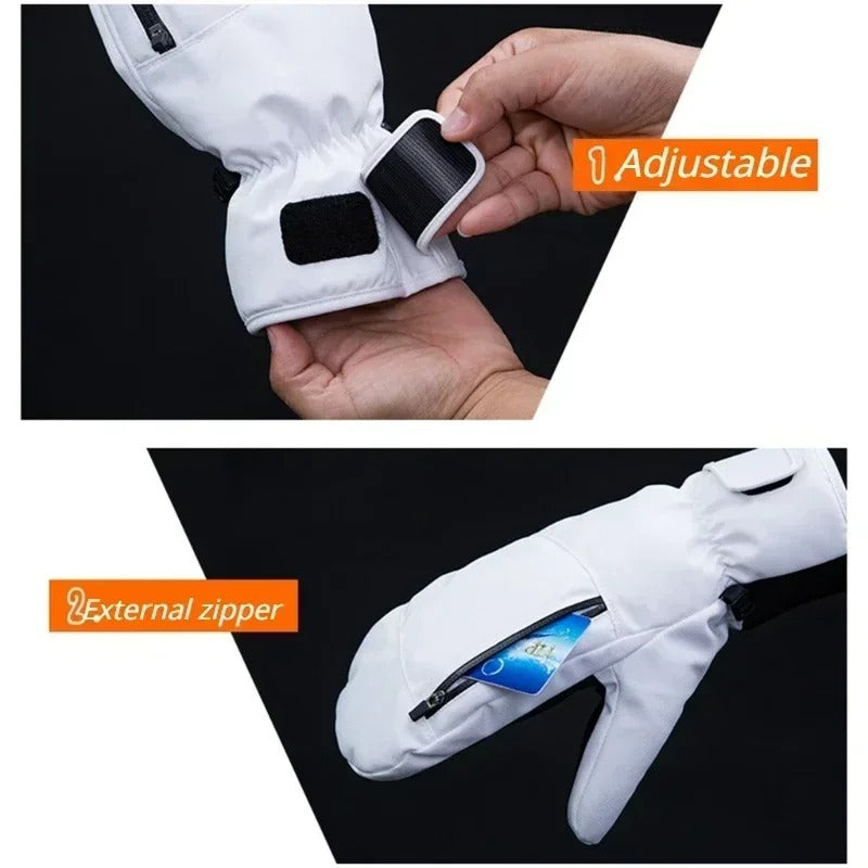 Guanti Sci Unisex Forma Chiusa con Funzione Touch