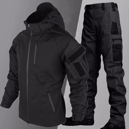 Completo Uomo Outdoor Giacca e Pantaloni con Tasche