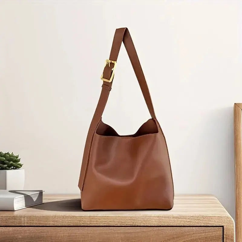 Borsa Semplice Donna Tessuto Leggero Manico Corto