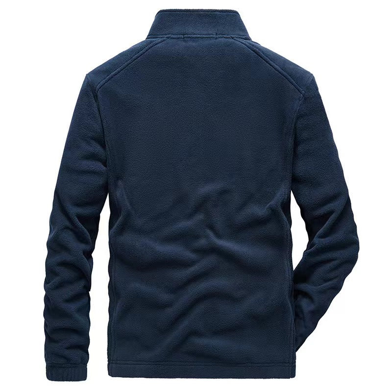 Giacca Uomo Collo Alto con Tasche con Zip