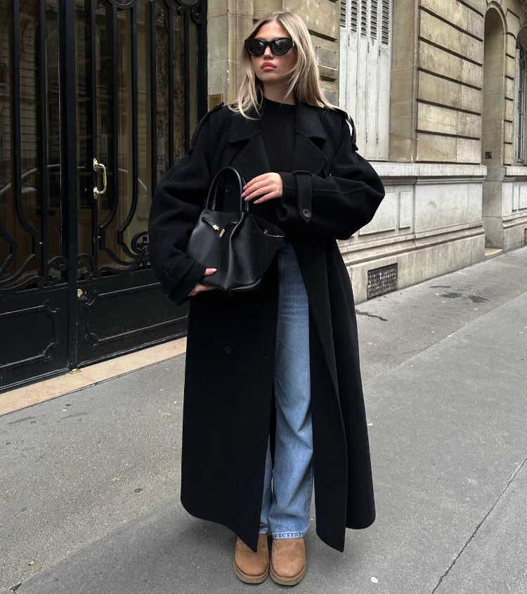 Cappotto Invernale Donna Lungo Oversize Caldo - Brentozzi