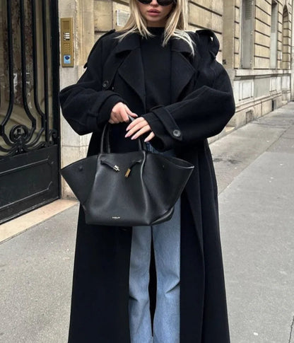 Cappotto Invernale Donna Lungo Oversize Caldo