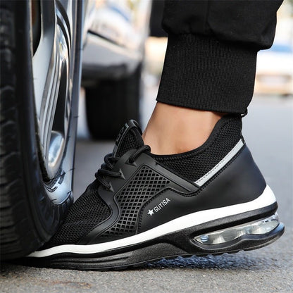 Sneaker Uomo da Lavoro con Punta in Acciaio - Brentozzi