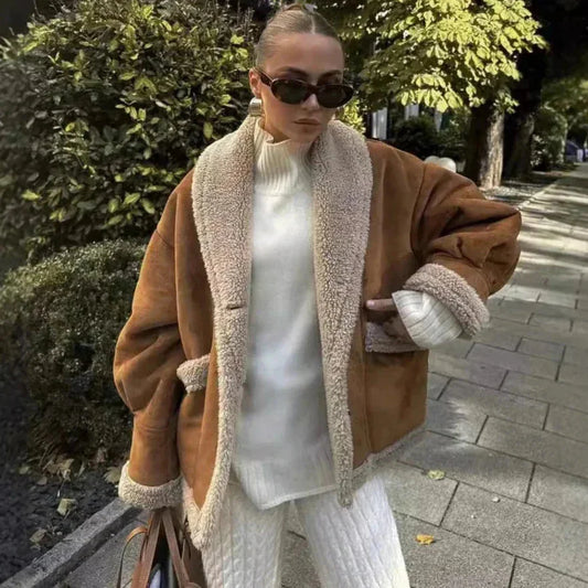 Cappotto Donna Invernale con Fodera Sherpa Morbida - Vesarelli