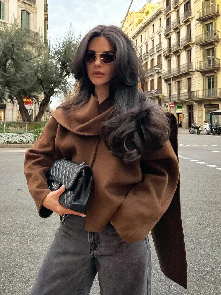 Cappotto Corto Donna Vestibilità Regolare - Vesarelli