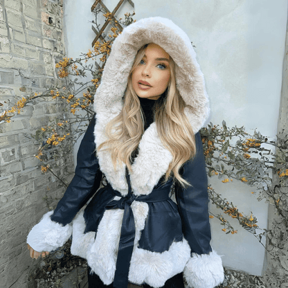 Cappotto Donna in Pelliccia Morbido Elegante