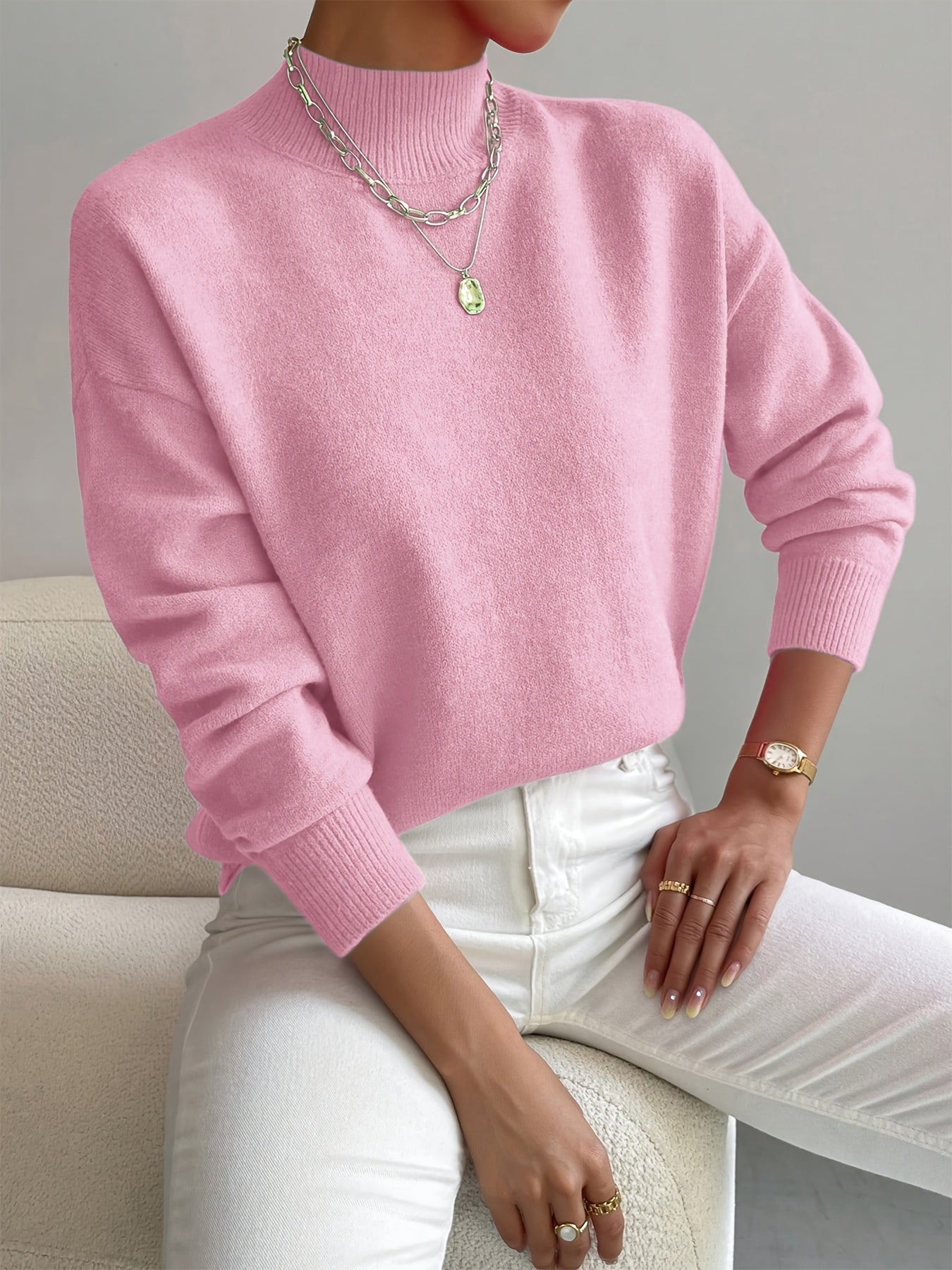 Maglione Donna Elegante Caldo Morbido