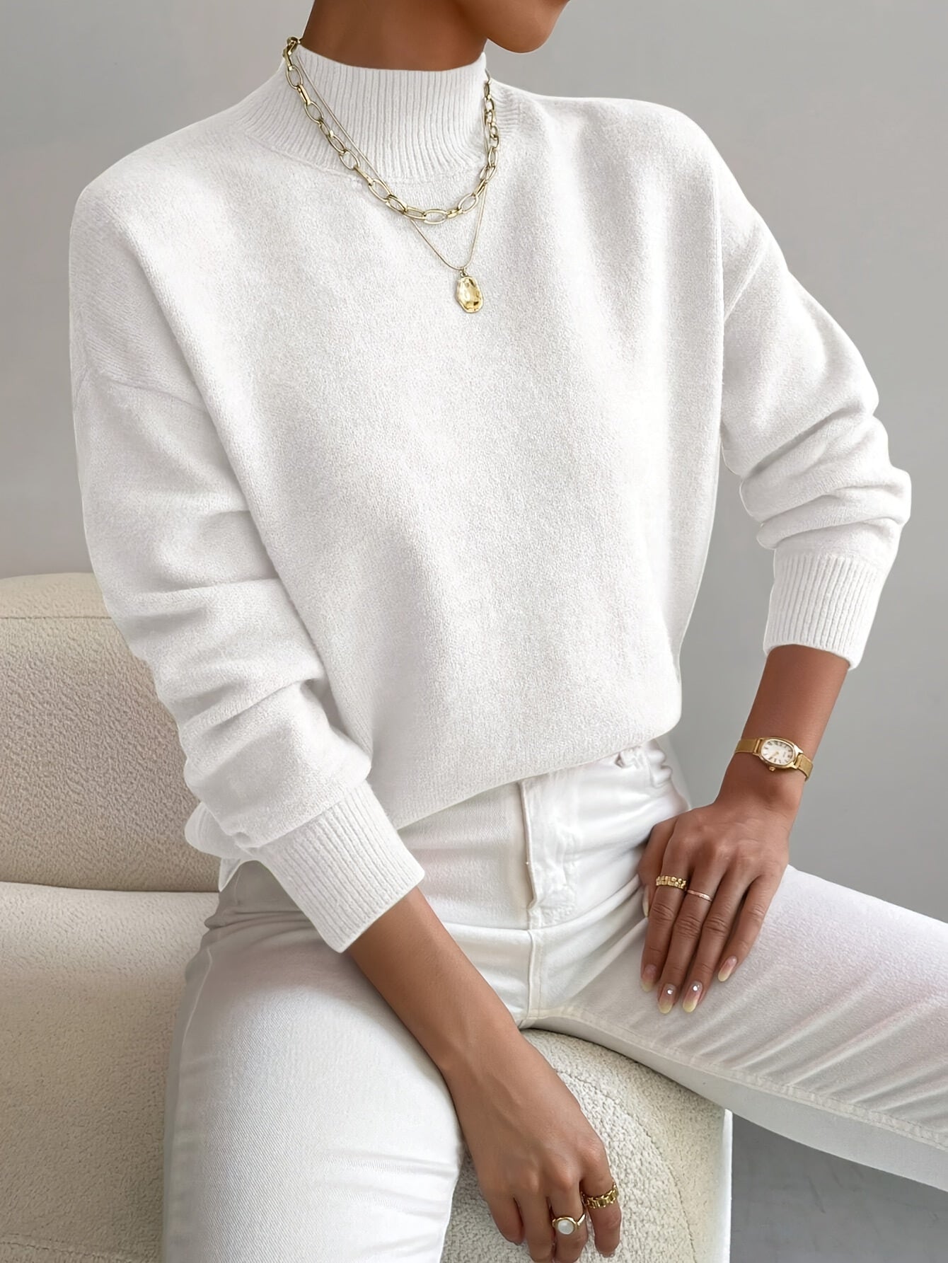 Maglione Donna in Maglia Girocollo Morbido - Brentozzi