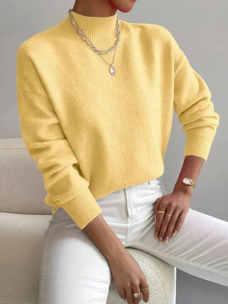 Maglione Donna in Maglia Girocollo Morbido