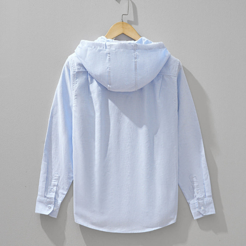 Felpa Uomo con Cappuccio e Zip Frontale Casual