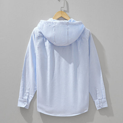 Felpa Uomo con Cappuccio e Zip Frontale Casual