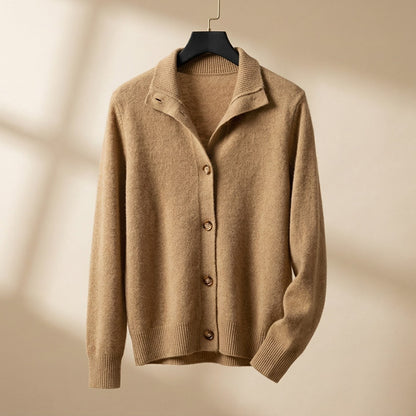 Cardigan Uomo in Maglia con Colletto e Bottoni
