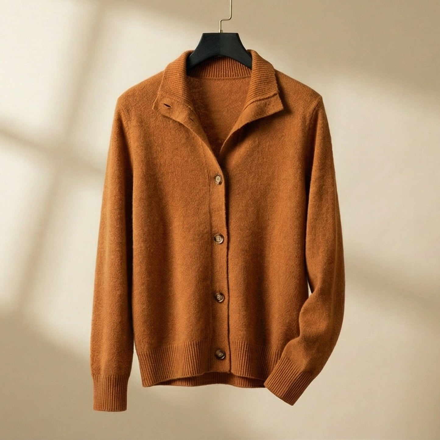 Cardigan Uomo in Maglia con Colletto e Bottoni - Brentozzi