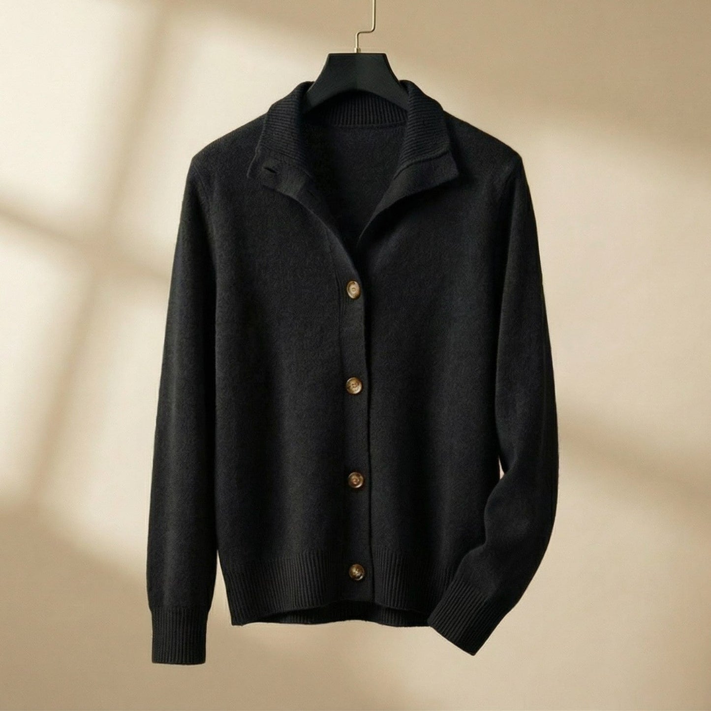Cardigan Uomo in Maglia con Colletto e Bottoni