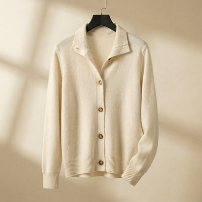 Cardigan Uomo in Maglia con Colletto e Bottoni